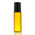 12-Pack: Amber Glass Bottles 10ml with Stainless Steel Roller Balls by DailySale