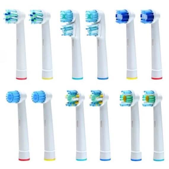 12-Pack: Clean Replacement Electric Toothbrush Heads by DailySale
