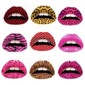 12-Pack: Colorful Temporary Lip Tattoo Set by DailySale