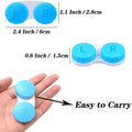 12-Pack: Colourful Contact Lens Case Box Holder by DailySale
