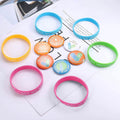 12-Pack: I Got My Covid-19 Vaccine Wristband Bracelets with Badges by DailySale