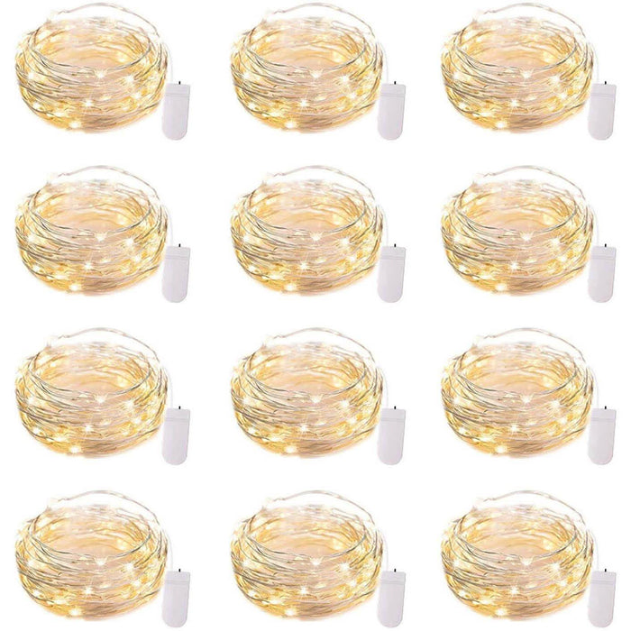 12-Pack: Led Fairy Lights Battery Operated String Lights by DailySale