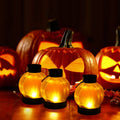 12-Pack: LED Pumpkin Tealights Smokeless Candles by DailySale