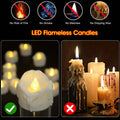 12-Pack: LED Timer Candle Decoration by DailySale