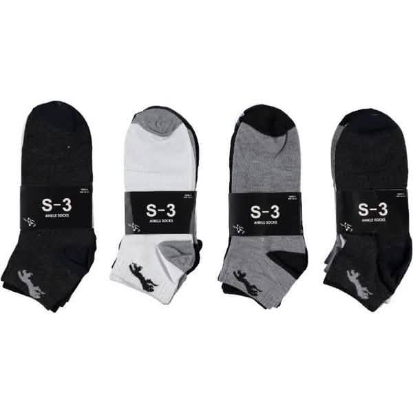 12-Pack: Men Low-Cut Soft Ankle Socks by DailySale