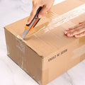 12-Packs: AGPtEK Utility Knife 18mm Retractable Safety Box Cutter with 12 Extra Spare Blades by DailySale