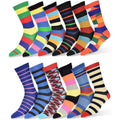 12-Pair: Robert Shweitzer Colorful Dress Socks for Men by DailySale