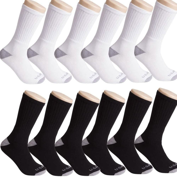12-Pairs: U.S. ARMY Tri-Blend Socks by DailySale