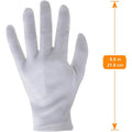 12-Pairs: White Cotton Gloves by DailySale
