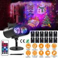 12 Patterns LED Projector Lights IP65 Waterproof Ocean Wave Projector Lamp with Remote Control Timer by DailySale