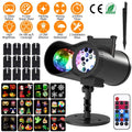 12 Patterns LED Projector Lights IP65 Waterproof Ocean Wave Projector Lamp with Remote Control Timer by DailySale