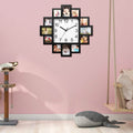 12-Picture Display Wall Clock by DailySale