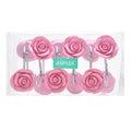 12-Piece: AGPtek Fashion Decorative Home Rose Curtain Hooks by DailySale