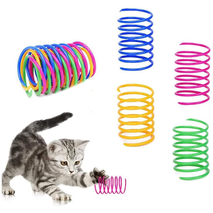 12-Piece: Cat Coil Spring Toy by DailySale