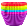 12-Piece: Chef's Star Silicone Baking Cups, Muffin Liners by DailySale