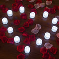 12-Piece: Cool White Flickering Led Tealight Timer Candles by DailySale