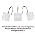 12-Piece: Decorative Shower Curtain Hooks Bathroom by DailySale