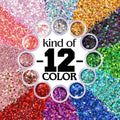12-Piece: Holographic Chunky Glitters by DailySale