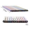 12-Piece: Metallic Colored Pencils by DailySale