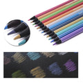 12-Piece: Metallic Colored Pencils by DailySale