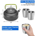 12-Piece: ODOLAND Camping Cookware Mess Kit with Mini Stove by DailySale