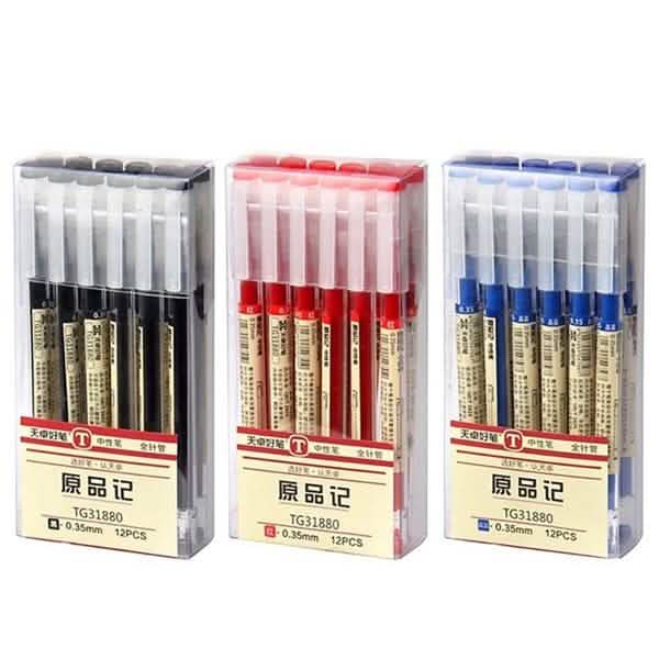 12-Piece Set: 0.35mm Water-based Pen Gel Pen by DailySale