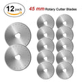 12-Piece Set: 45mm Rotary Cutter Blades by DailySale