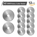 12-Piece Set: 45mm Rotary Cutter Blades by DailySale