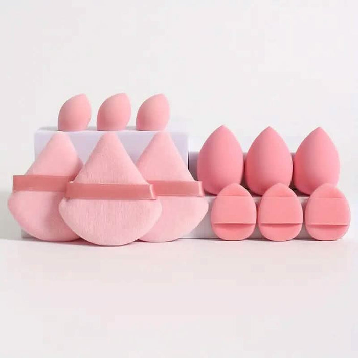 12-Piece Set: All-Purpose Makeup Sponge Puffs by DailySale