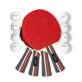 12-Piece Set: Table Tennis Rackets and Balls by DailySale