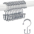 12-Piece Set: Titanker Shower Curtain Hooks Rings by DailySale