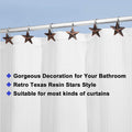 12-Pieces: Anti-Rust Star Decorative Shower Curtain Hooks by DailySale