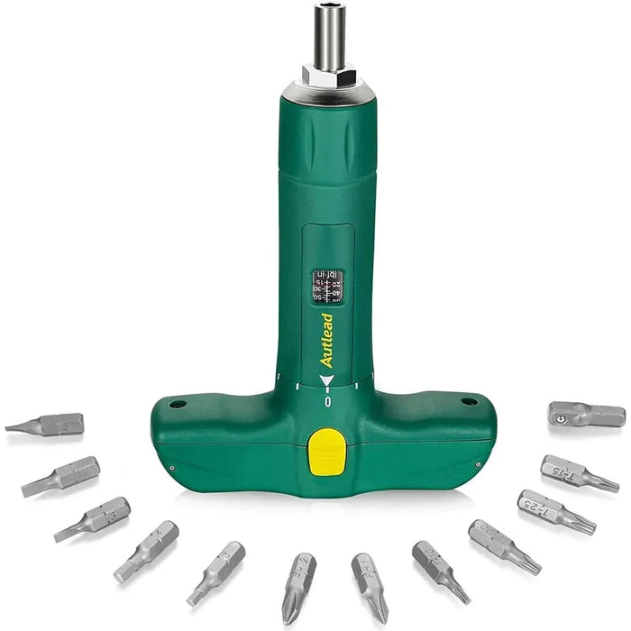 12-Pieces: AUTLEAD Torque Screwdriver, T-shape Torque Wrench by DailySale