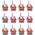 12-Pieces: Christmas Shower Curtain Anti-Rust Hooks by DailySale