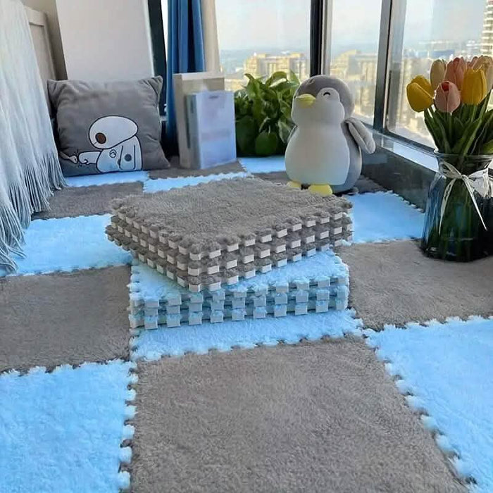 12-Pieces: Patchwork Carpet Full Floor Mat by DailySale