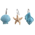 12-Pieces: Seashell Shower Curtain Hooks Bathroom Beach Shell by DailySale