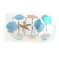 12-Pieces: Seashell Shower Curtain Hooks Bathroom Beach Shell by DailySale