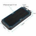12 Pipe Aluminum CPU CO2 Laser Water Cool System Computer R240 by DailySale