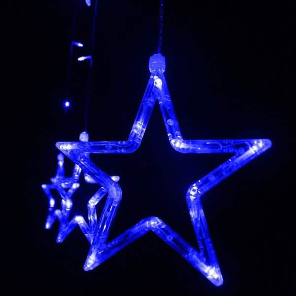 12 Stars 138 LED Curtain String Lights by DailySale