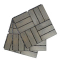 12" x 12" Square Teak Interlocking Deck Tiles by DailySale