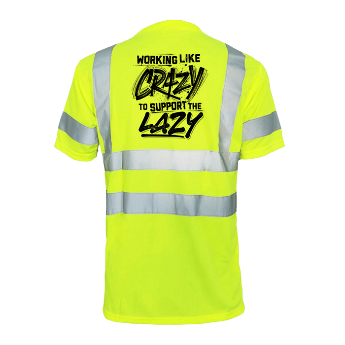 Crazy - Reflective Safety T-Shirt by Armed American Supply