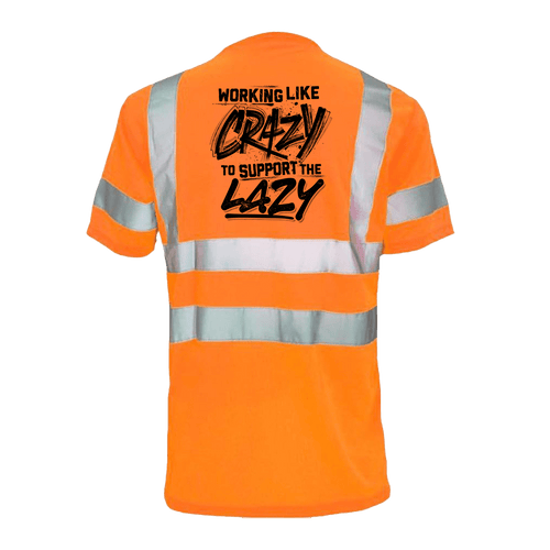 Crazy - Reflective Safety T-Shirt by Armed American Supply