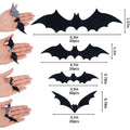 120-Piece: 3D Bat Halloween Decoration Stickers by DailySale