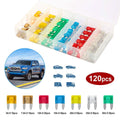 120-Pieces: Mini Auto Blade Fuse Set by DailySale