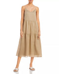 Lafayette 148 New York Hartford Tiered Midi Dress, Size Medium by Vanessa Jane