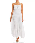 Aqua Swim Tiered Cover-up Maxi Dress by Vanessa Jane