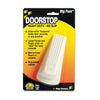 Master Caster Big Foot Doorstop, No Slip Rubber Wedge, 2.25w x 4.75d x 1.25h, Beige
