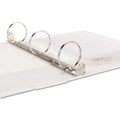 Office Impressions Economy Round Ring View Binder, 3 Rings, 2" Capacity, 11 x 8.5, White