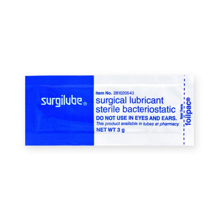 Surgilube Sterile Foilpac Surgical Lubricant 144 X 3gm by Pasteur Pharmacy