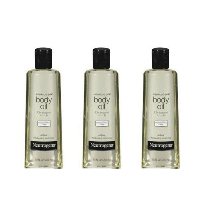 Neutrogena Body Oil Light Sesame Formula, Fragrance Free 8.5 Oz by Pasteur Pharmacy